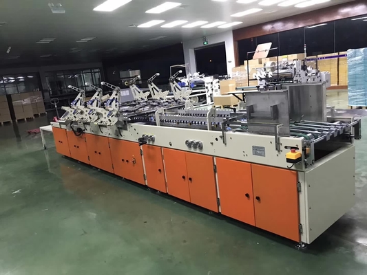 Grey Carton Box Gluing Machine polar 70m/Min 6600*2100*1600mm uma garantia do ano