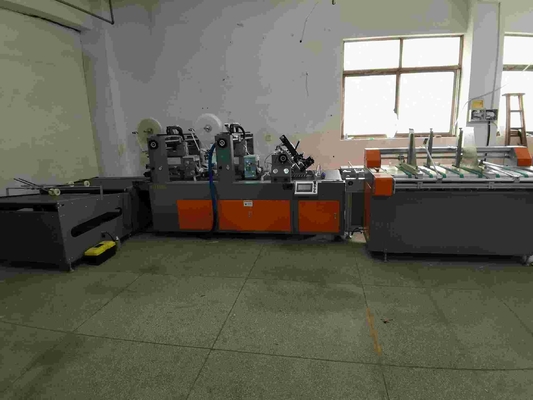 Caixa ondulada automática completa que cola a máquina 80m/Min 1600KG